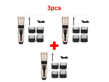 Dog Shaver Pet Teddy Cat Shaving Dog Hair Professional Hair Clipper (Option: Style A 3pcs)